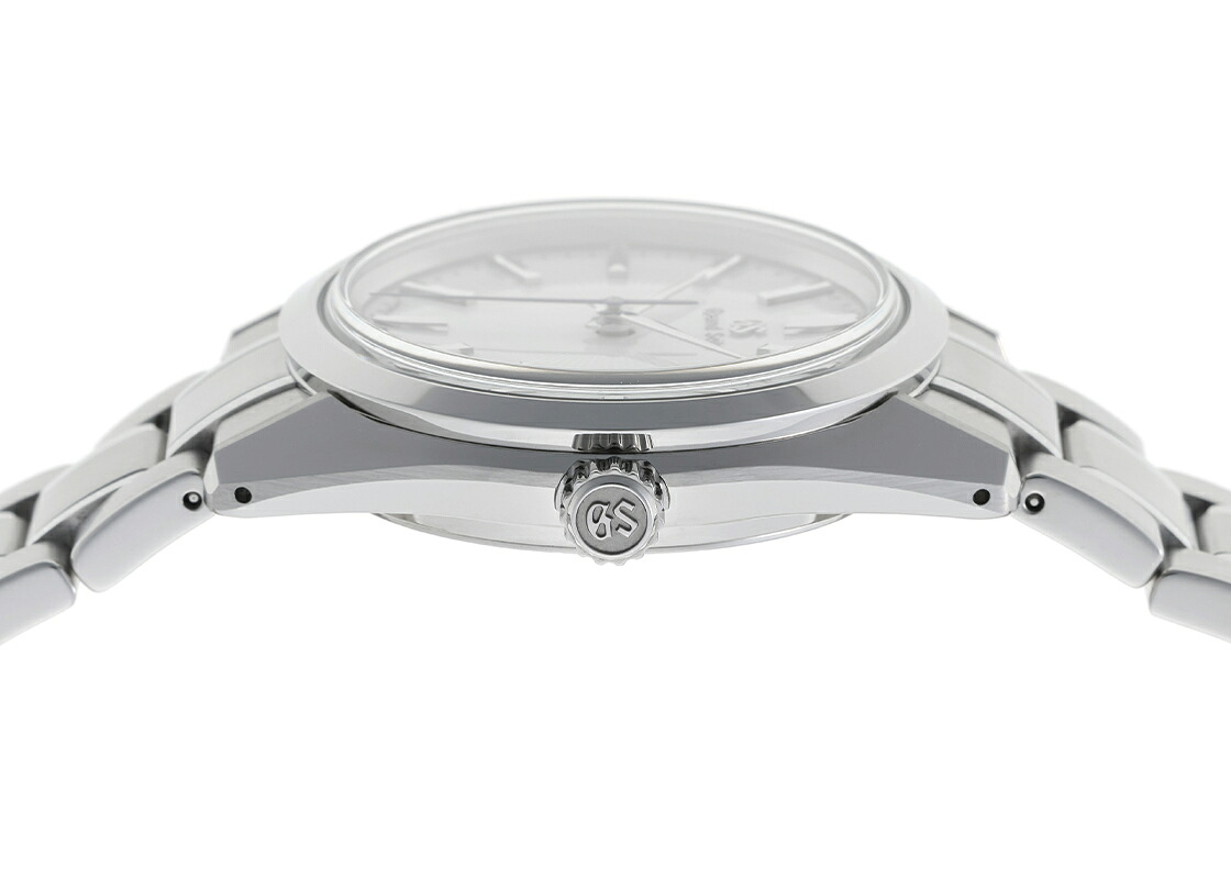 Grand Seiko SBGW297 shown in side profile with both lugs visible